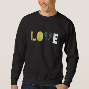 Sweatshirt Bal de tennis Love Racket