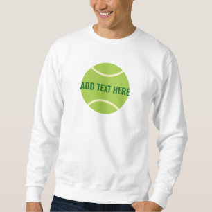 Sweatshirt Bal de tennis vert moderne