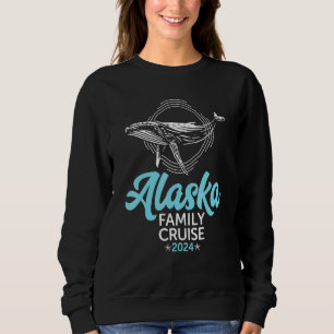 Sweatshirt Baleine à bosse famille assortie Croisière Alaska 