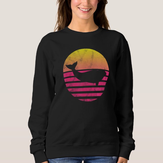 Sweatshirt Baleine béluga classique (Devant)