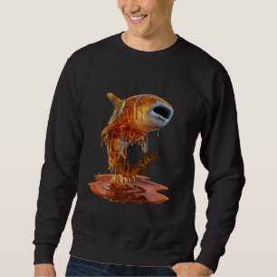 Sweatshirt Baleine Requins Hommes Femme Aesthétique Or Chimie