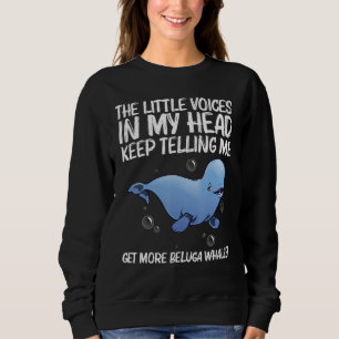 Sweatshirt Baleines Beluga cool Pour Hommes Femmes Orca Balei