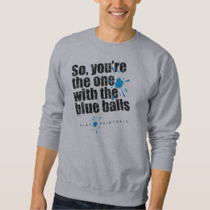 Sweatshirt Ballons Bleus Paintball