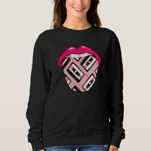 Sweatshirt Bande Cassette Audio 80s Vintage Rétro 90s