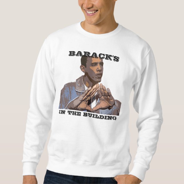 SWEATSHIRT BARACK DANS LE BÂTIMENT (Devant)