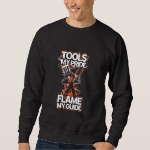 Sweatshirt Barbecue Outils Ma Fierté Fumée Pitmaster Grillade