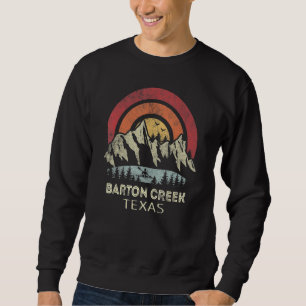 Sweatshirt Barton Creek Texas Montagne Coucher de soleil Leve