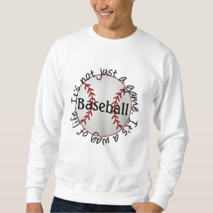 Sweatshirt Base-ball-son pas simplement un jeu