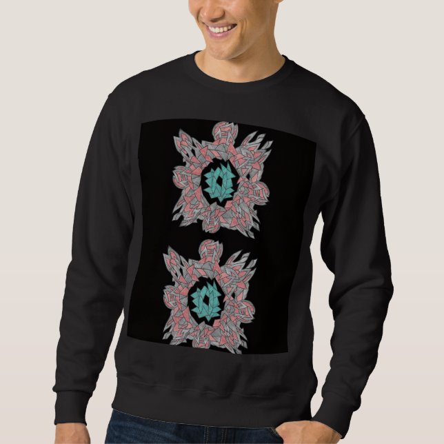 Sweatshirt Basique Abstrait Urbain (Devant)