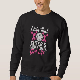 Sweatshirt Basketball Cheer Graphic Femmes Pom-pom girl