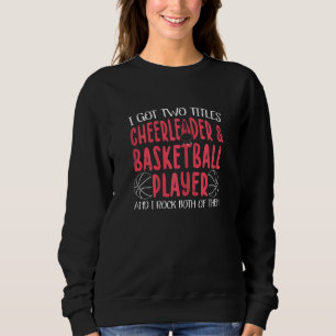 Sweatshirt Basketball Cheer Graphic Femmes Pom-pom girl