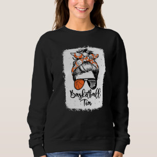 Sweatshirt Basketball Tia Vintage Léopard Chignon Décoiffé Dé