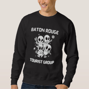 Sweatshirt Baton Rouge Native Pride Alien Funny State Tourist