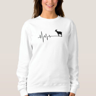 Sweatshirt Battement de cœur de chèvre