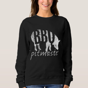 Sweatshirt BBQ Pitmaster, Grillades de porc Grill Fête des pè