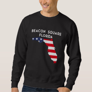 Sweatshirt Beacon Carré Florida USA State America Travel Flo