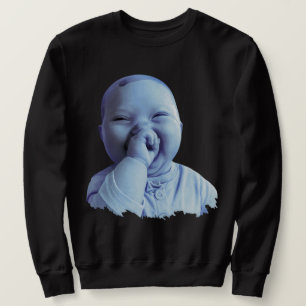 Sweatshirt Bébé de niche Mème Gen z Ai Viral Rire AI Rieur