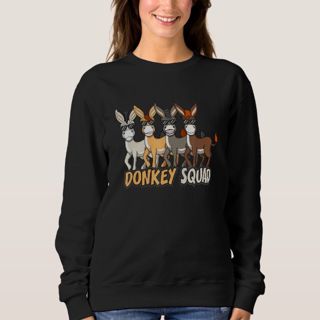 Sweatshirt Bébé Donkey Squad Mule (Devant)