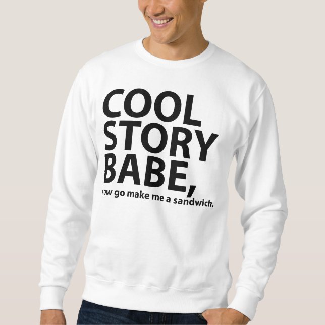 Sweatshirt bébé frais d'histoire (Devant)