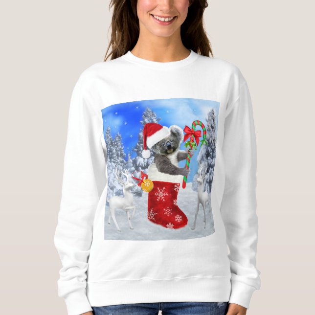 SWEATSHIRT BÉBÉ KOALA NOËL (Devant)