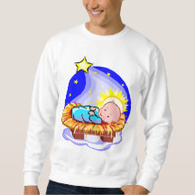 Bébé mignon Jésus et étoile