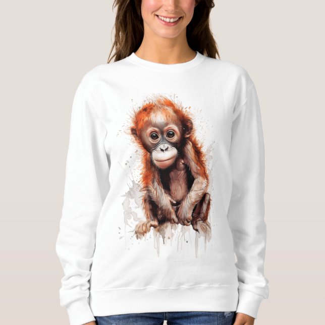 Sweatshirt Bebé Orangután (Devant)