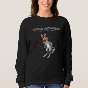 Sweatshirt Beech Mountain North Carolina Ski Rabbit