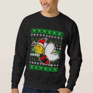 Sweatshirt Beekeeper Honeybee Ugly Christmas Bee