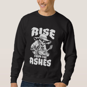 Sweatshirt Beekeeper Skeleton Bee - Honeycomb Honey Beekeeper