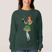 Beer Loving Irish Pin Up