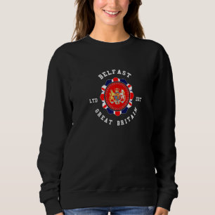 Sweatshirt BELFAST Irlande du Nord Grande-Bretagne Fierté bri