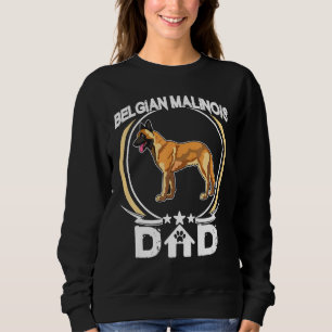 Sweatshirt Belge Malinois Papa Pour Propriétaires De Chiens F