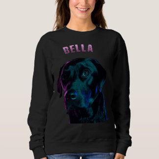 Sweatshirt Bella Black Labrador