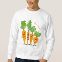Belle illustration du quatuor de carottes à carott