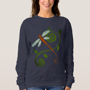 Sweatshirt Belle libellule Art Abstrait à porter