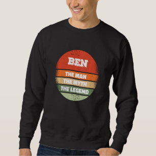 Sweatshirt Benjamin Ben L'Homme Le Mythe La Légende