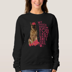 Sweatshirt Berger Allemand Mon Ombre a Quatre Pattes Et Une Q