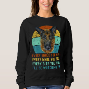Sweatshirt Berger Allemand ou Alsacien Chien Maman ou Papa C