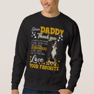Sweatshirt Bernese Mountain Dog Cher Papa Merci Pour Être