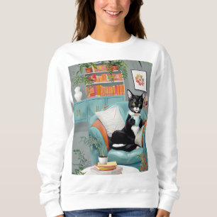 Sweatshirt Best Life Cat