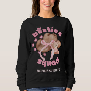 Sweatshirt BESTIES SQUAD Western Cowgirl Coquette