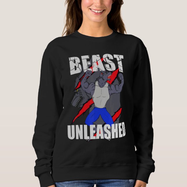 Sweatshirt Bête déchaînée (Devant)