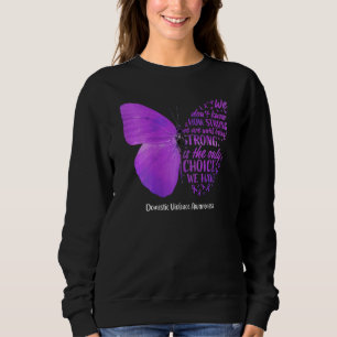 Sweatshirt Beurre Violette Violence Domestique A