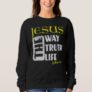Sweatshirt Bible chrétienne contre Jean 146 1