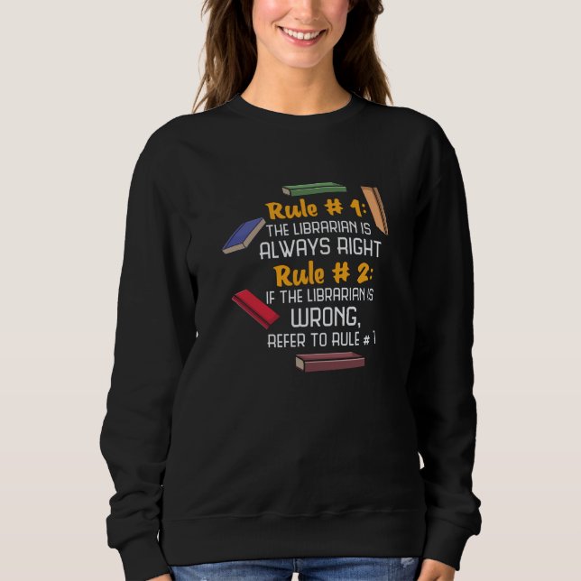 Sweatshirt Bibliothécaire (Devant)