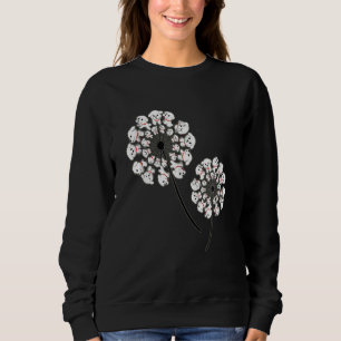 Sweatshirt Bichon Frise Flower Dandelion Funny Chien