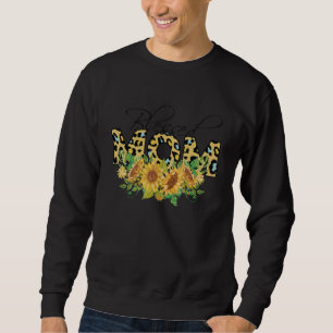 Sweatshirt Bienheureuse Maman Léopard Tournesol Merci Mama Mè