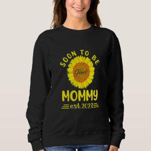Sweatshirt Bientôt être grande maman 2023 Sunflower Mothr's D