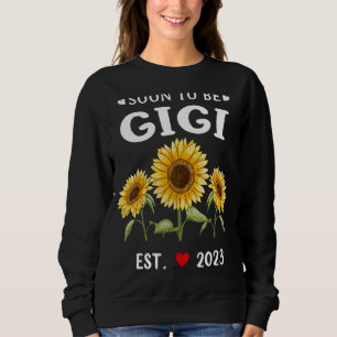 Sweatshirt Bientôt Gigi 2023 Fête des Mères Tournesol