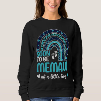 Sweatshirt Bientôt Memaw d'un garçon promu futur Memaw